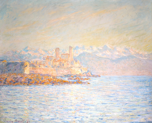 The old away at Antibes (also one: Antibes in the in the afternoon light) a Claude Monet