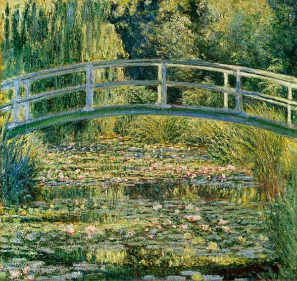 Il ponte giapponese a Claude Monet
