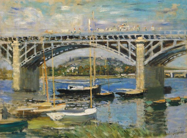 Seinebrücke in Argenteuil a Claude Monet