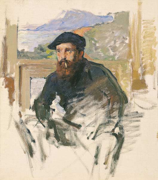 Self Portrait in his Atelier a Claude Monet