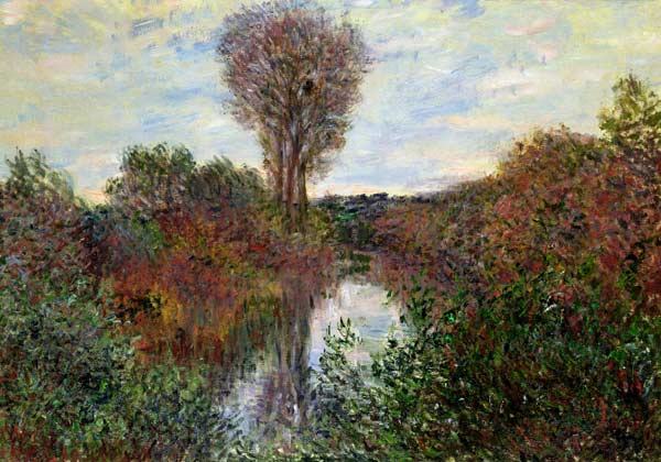 Small Branch of the Seine a Claude Monet