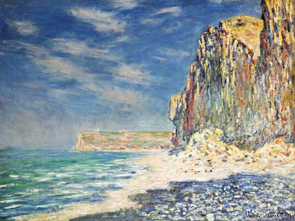 Steilküste bei Fécamp (Falaise près de Fécamp) a Claude Monet