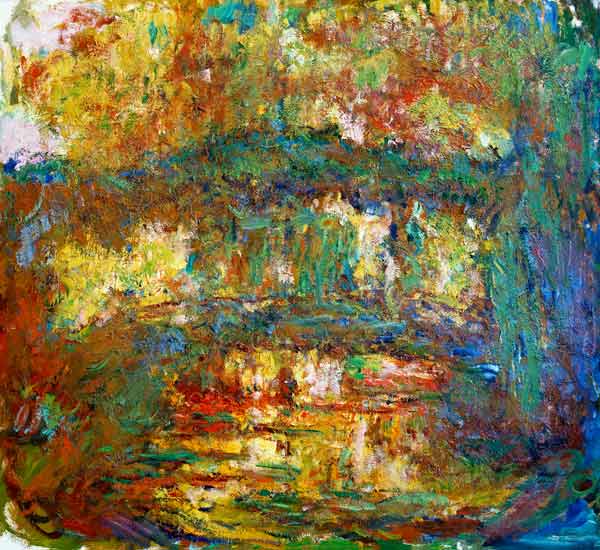 The Japanese Bridge at Giverny a Claude Monet
