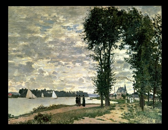The Banks of the Seine at Argenteuil a Claude Monet