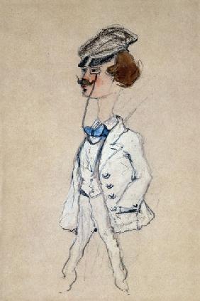 Giovane uomo con un monocolo - Claude Monet