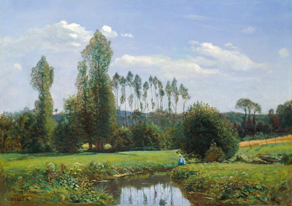 Vista a Rouelles a Claude Monet