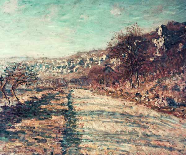 Road of La Roche-Guyon a Claude Monet