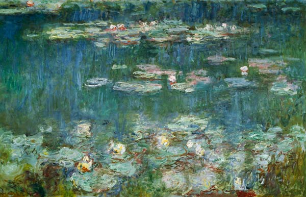 Ninfee, riflessi verdi a Claude Monet