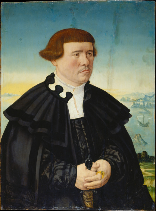 Portrait of a Man from the Stralenberg Family (?) a Conrad Faber von Kreuznach