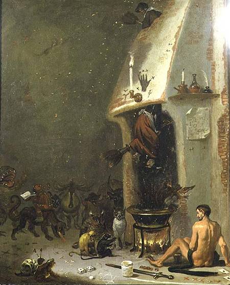 A Witch's Tavern a Cornelis Saftleven