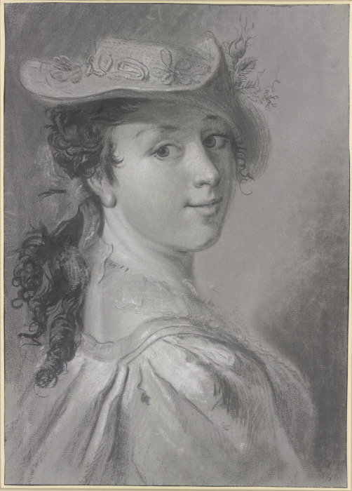 Eine junge Dame als Personifikation des Frühlings a Cornelis Troost