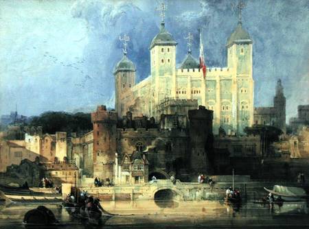 Tower of London a David Roberts