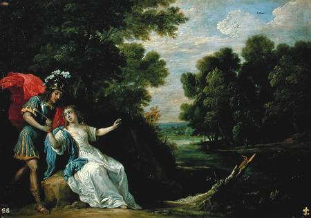 The Reconciliation of Rinaldo and Armida a David Teniers