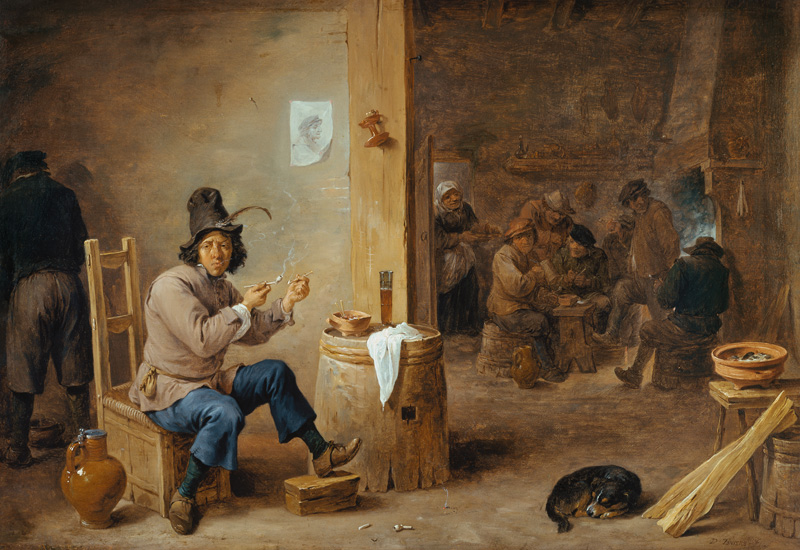 Smoker at an Inn a David Teniers d. J.