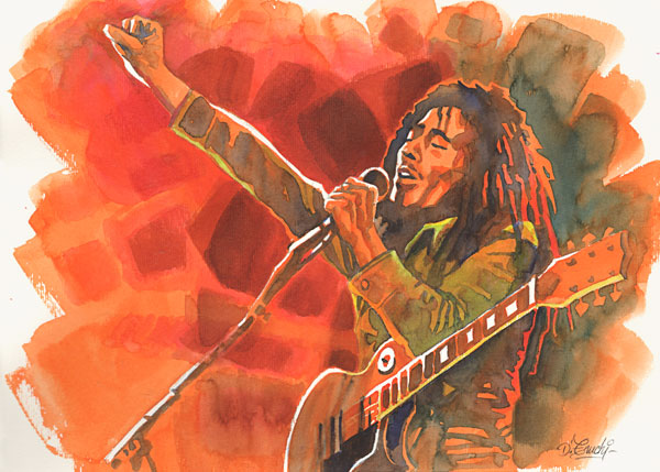 Bob Marley42 x 30 cm a Denis Truchi