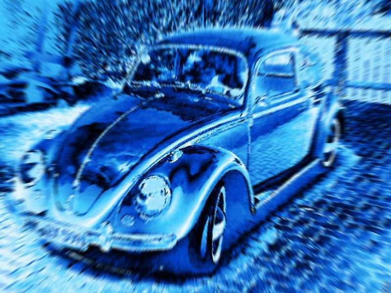 VW Käfer blau a Christophe Didillon