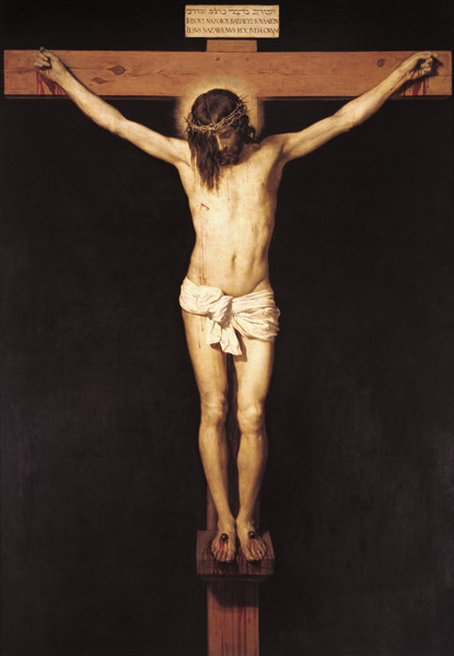 Christ at the cross (Christ of San Placido) a Diego Rodriguez de Silva y Velázquez