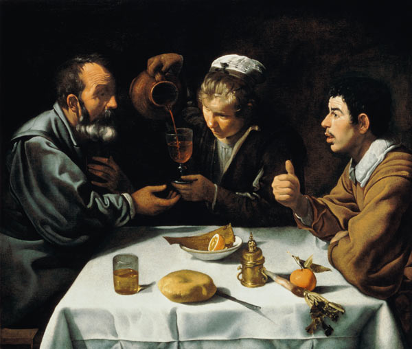 The Lunch a Diego Rodriguez de Silva y Velázquez