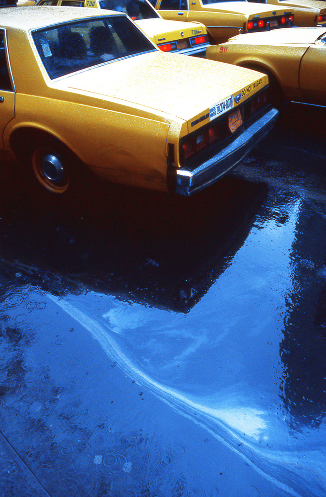 Yellow cabs (from the series &quot;New York Blues&quot;) a Dieter Matthes