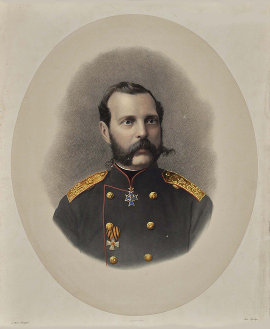 Portrait of Emperor Alexander II of Russia (1818-1881) a Dimitrij Grigorjewitsch Lewizkij