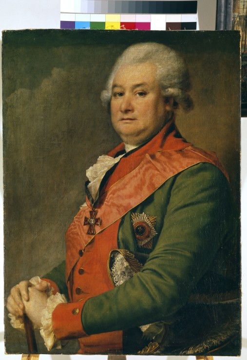 Portrait of Count Pyotr Petrovich Konovnitsyn (1764-1822) a Dimitrij Grigorjewitsch Lewizkij