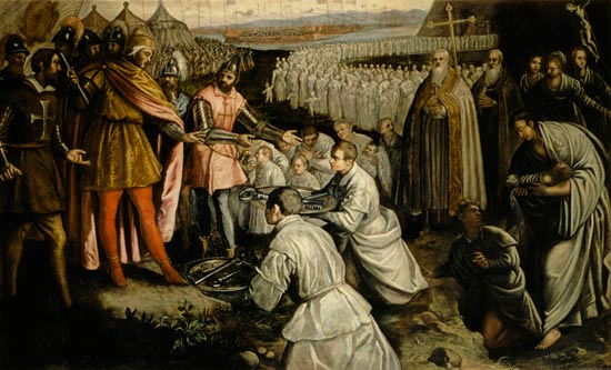 The Surrender of Zara a Domenico Tintoretto