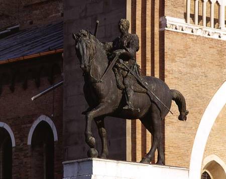 Equestrian portrait of Gattamelata a Donatello