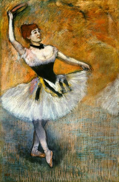 Dancer with Tambourin a Edgar Degas