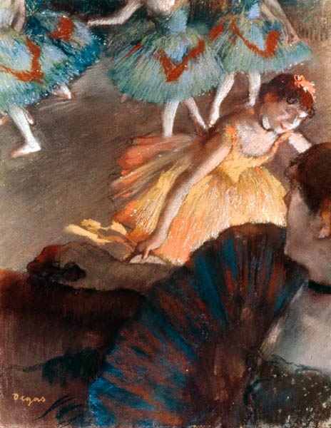 Ballet, seen by a box a Edgar Degas
