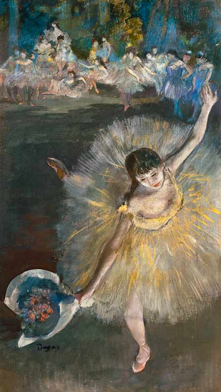 Fine di un Arabesque a Edgar Degas