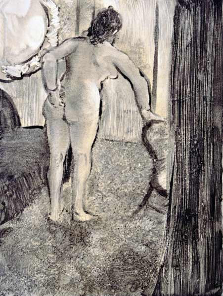 Illustration from 'La Maison Tellier' by Guy de Maupassant  a Edgar Degas