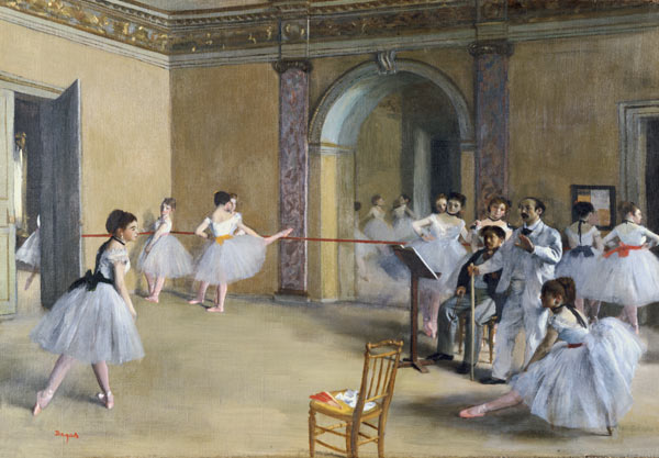 Entrata dell'Opera in via Peletier a Edgar Degas