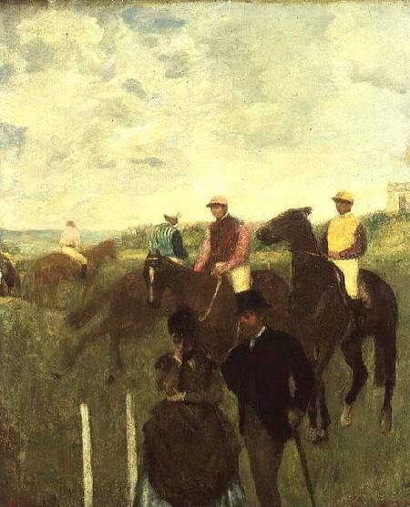 Before the Races a Edgar Degas