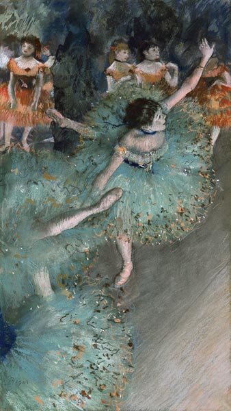 Swaying Dancer (Dancer in Green) a Edgar Degas