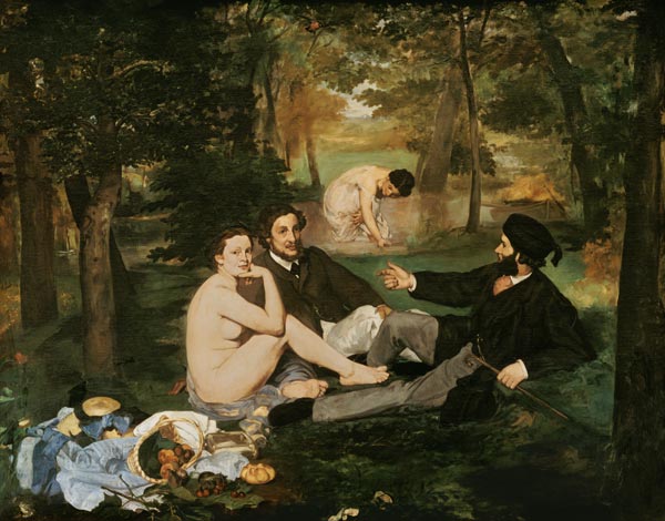 Colazione sull'erba a Edouard Manet