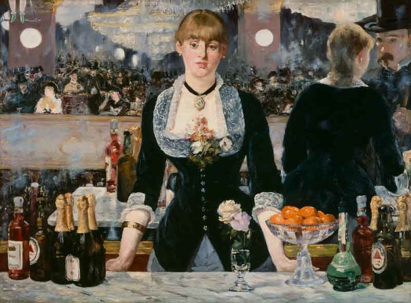Bar alle Folies-Bergeres a Edouard Manet