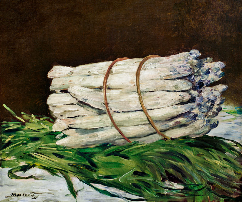 Botte d'asperges (Spargelstillleben) a Edouard Manet