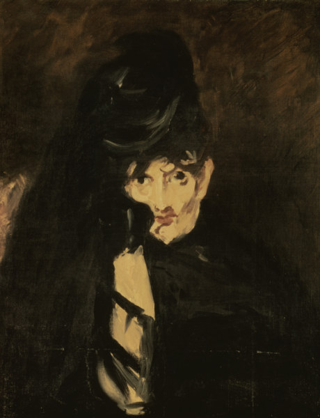 Berthe Morisot in mourning / Manet, 1864 a Edouard Manet