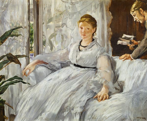Reading a Edouard Manet