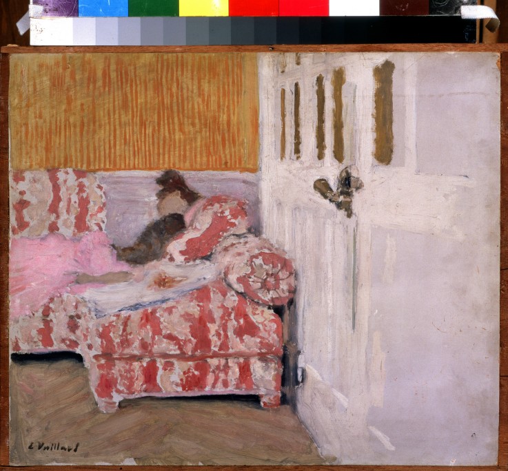 On the Sofa (The white room) a Edouard Vuillard