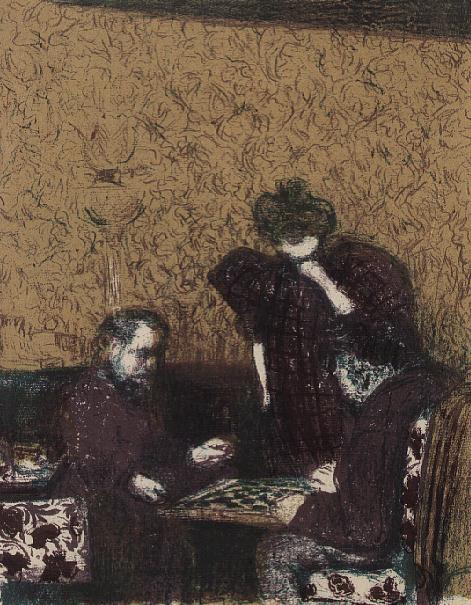 Game of Draughts  a Edouard Vuillard