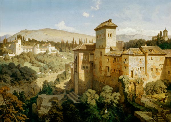 The Generalife at Granada. a Eduard Gerhardt