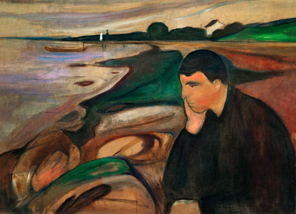 Melancholie a Edvard Munch