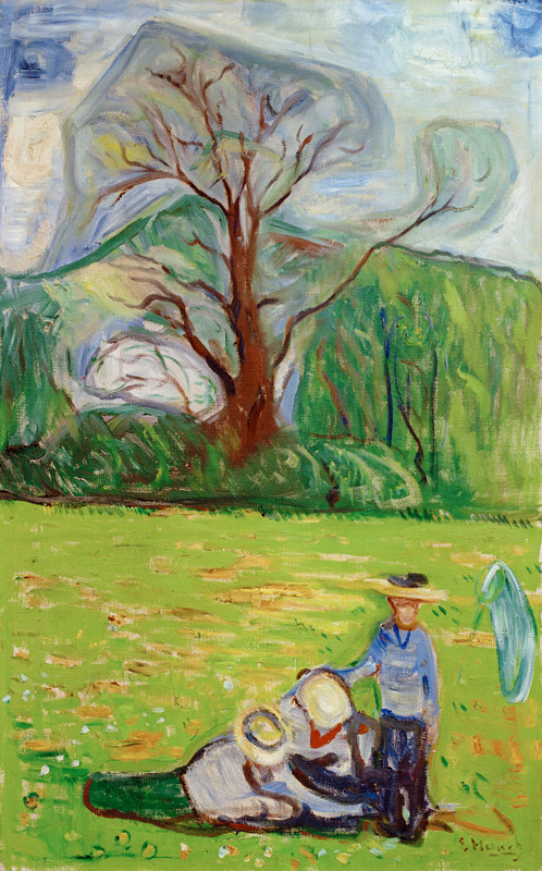 Spring Landscape a Edvard Munch