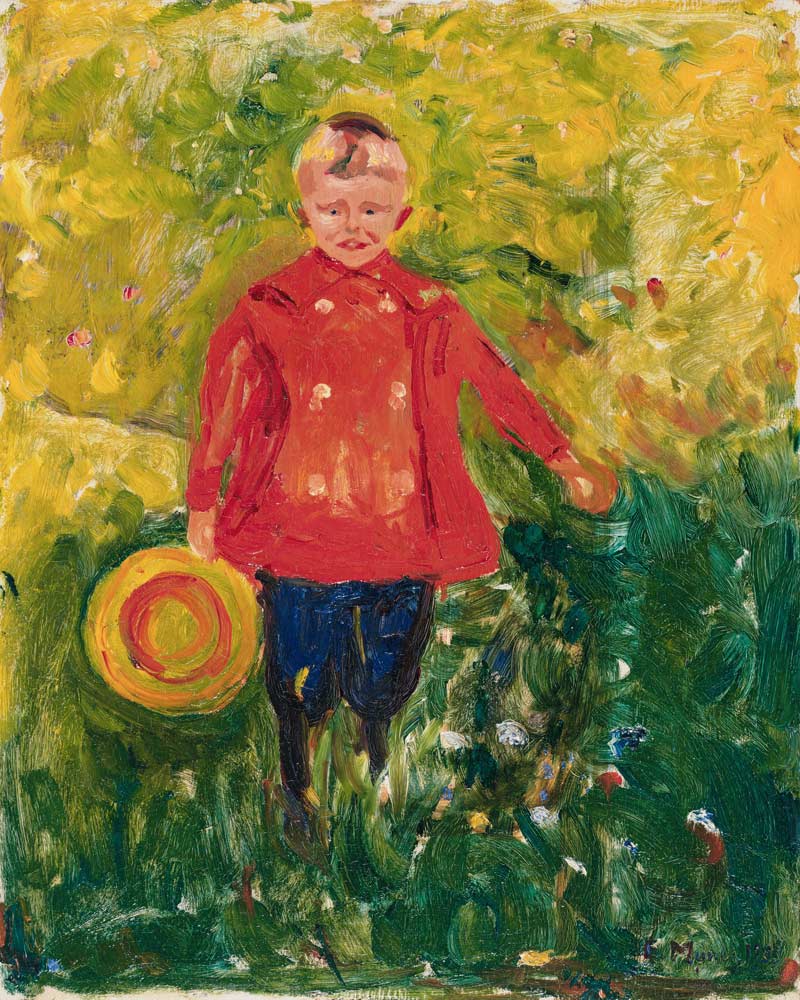 Boy  with Jacket (Lothar Linde) a Edvard Munch