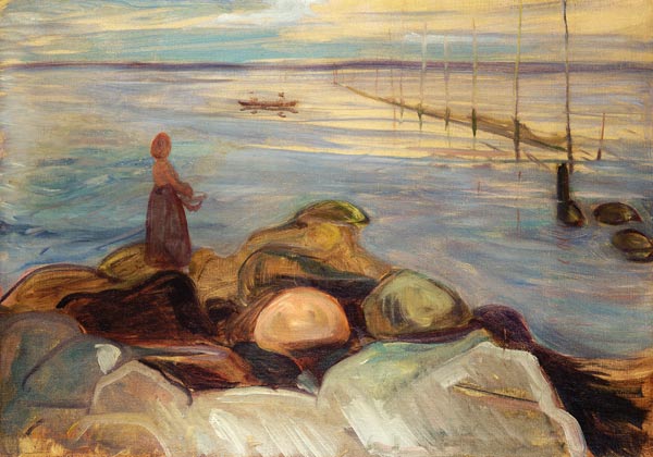 An der Küste a Edvard Munch