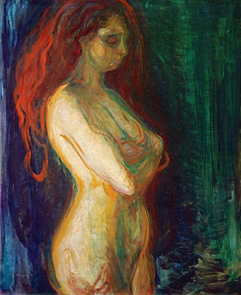 Female Nude Study a Edvard Munch