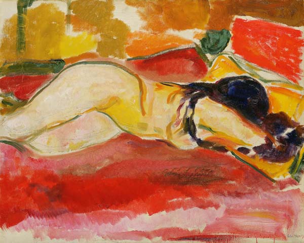 Reclining Female Nude a Edvard Munch