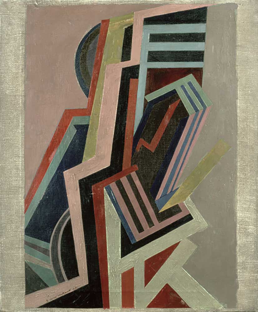 Abstract Composition a Edward Alexander Wadsworth