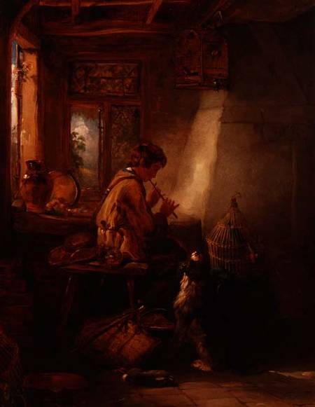 Playing the Pipe a Edward Robert Smythe